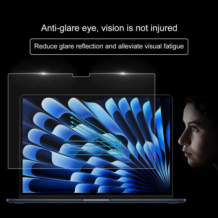 For MacBook Air 15.3 inch A2941 2023 0.26mm 9H Surface Hardness Explosion-proof Tempered Glass Film For MacBook Air
