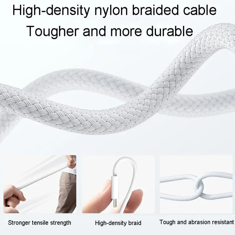 For Macbook Air/Pro Series Type-C To Magsafe 3 Braided Magnetic Cable 2m - 2m - Apple Accessories