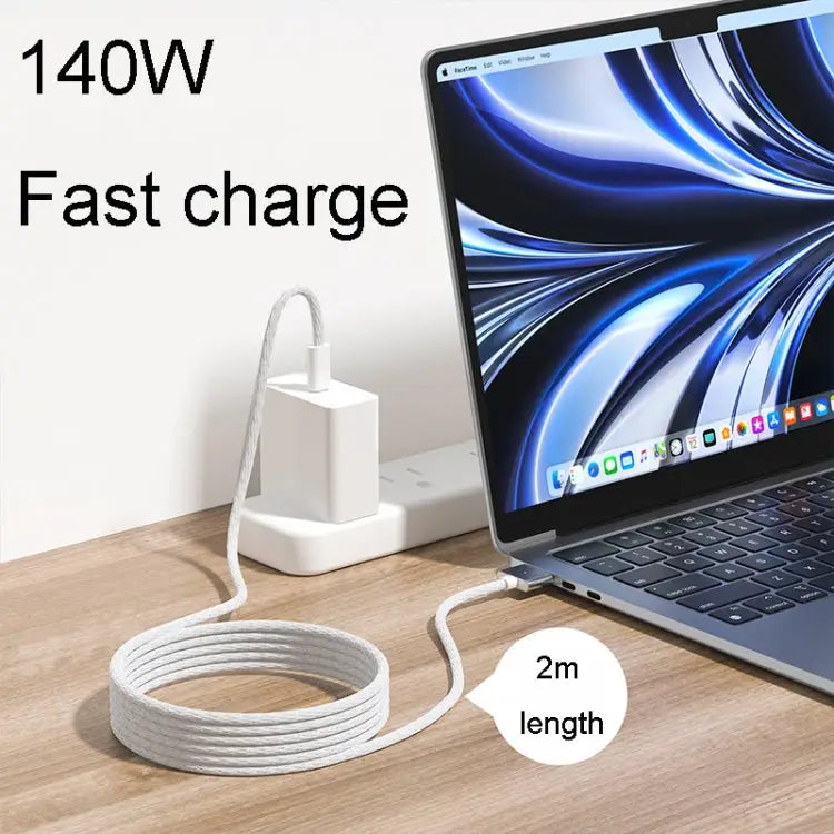 For Macbook Air/Pro Series Type-C To Magsafe 3 Braided Magnetic Cable 2m - 2m - Apple Accessories