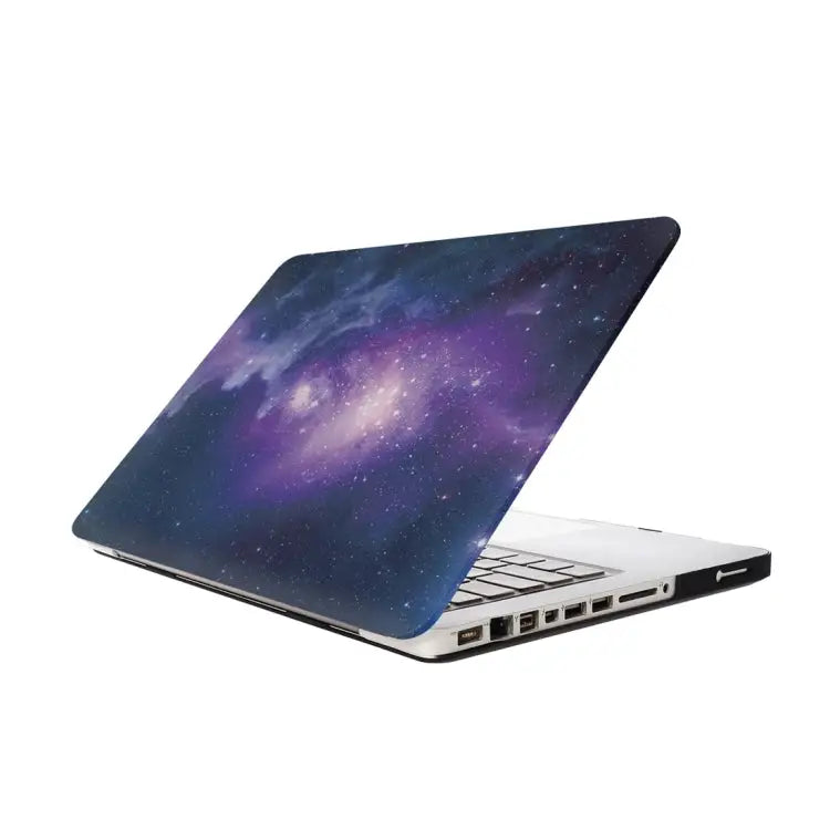 For Macbook Pro 13.3 inch Starry Sky Patterns Apple Laptop Water Decals PC Protective Case - Blue