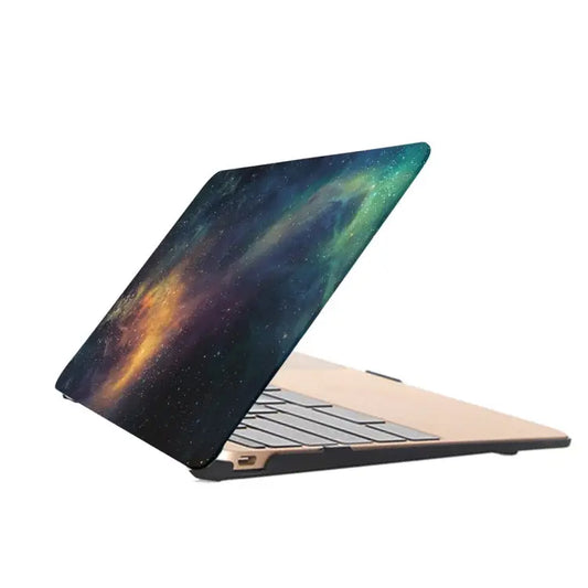For Macbook Pro Retina 12 inch Starry Sky Patterns Apple Laptop Water Decals PC Protective Case - Green
