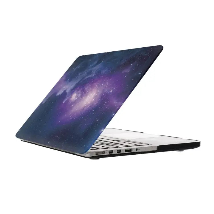 For Macbook Pro Retina 13.3 inch Starry Sky Patterns Apple Laptop Water Decals PC Protective Case - Blue