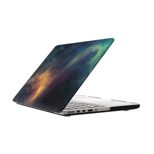 For Macbook Pro Retina 13.3 inch Starry Sky Patterns Apple Laptop Water Decals PC Protective Case - Green