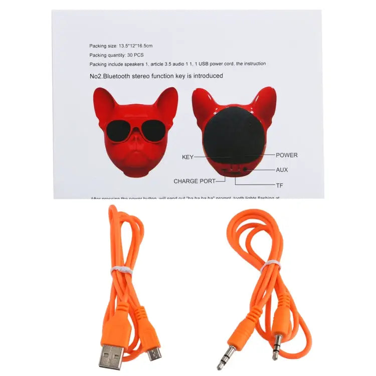 For Mobile Phones / Tablets / Laptops Support TF Card & AUX Input Bluetooth Distance: 10m