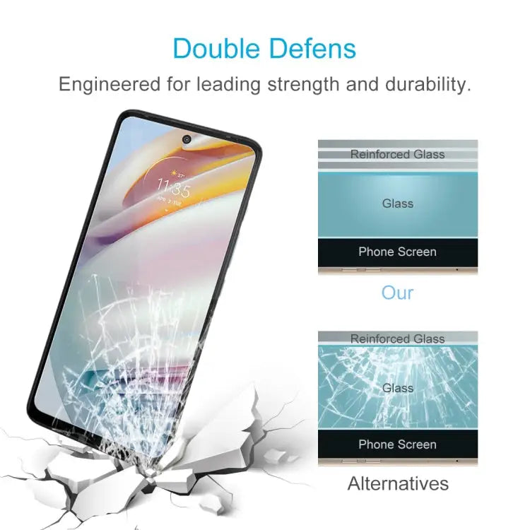 For Motorola Moto G60 / G51 / Moto G60S 0.26mm 9H 2.5D Tempered Glass Film - For Motorola Moto G60 / G51 / Moto G60S (1
