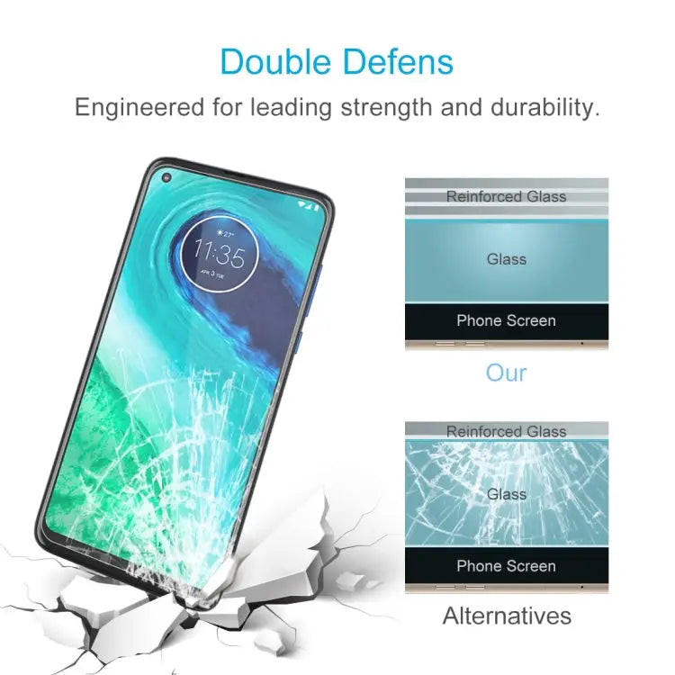 For Motorola Moto G8 10 PCS 0.26mm 9H 2.5D Tempered Glass Film For Motorola Moto G8 - For Motorola Moto G8