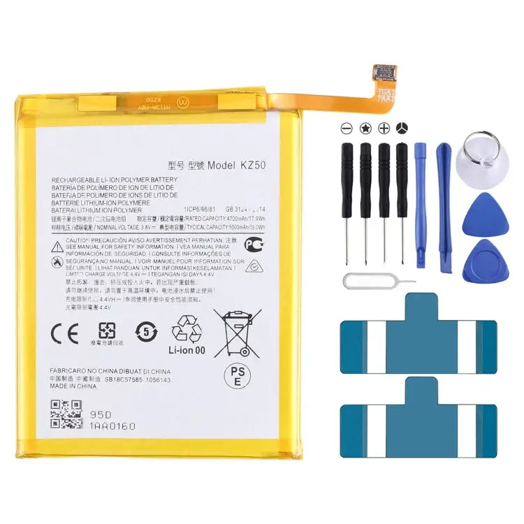 For Motorola Moto G8 Power XT2041-1/XT2041-3 5000mAh Replacement Li-Polymer Battery KZ50 For Motorola Moto G8 Power