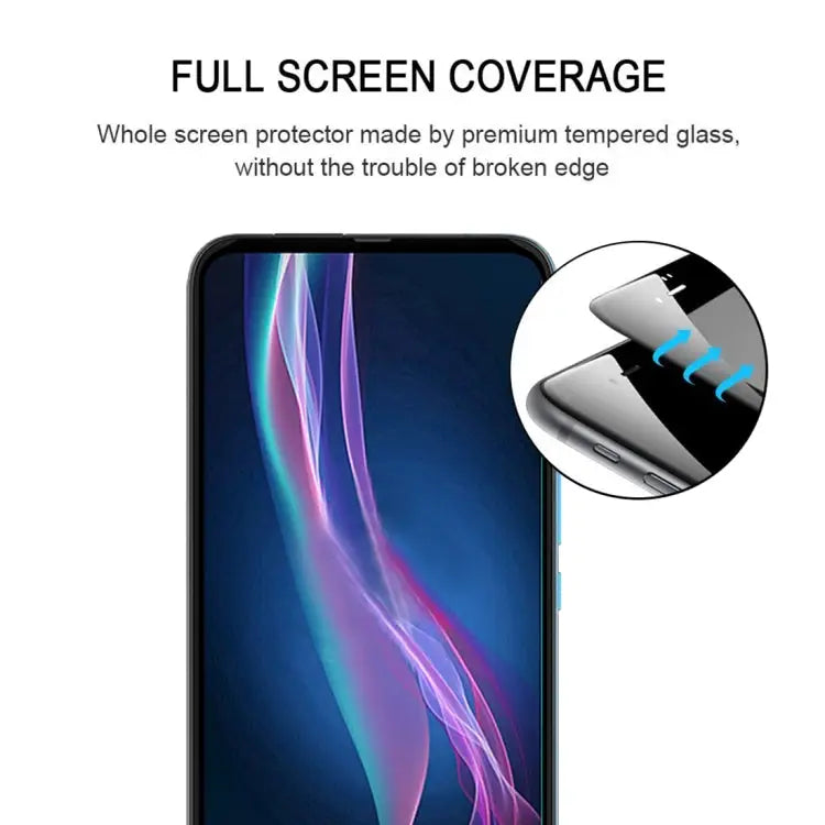 For Motorola Moto One Fusion Plus Full Glue Full Screen Tempered Glass Film For Motorola Moto One Fusion Plus