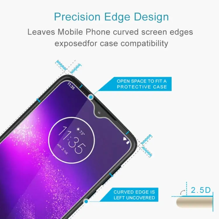 For Motorola One Macro 9H 2.5D Tempered Glass Film For Motorola One Macro(1 PC) - For Motorola One Macro(1 PC)