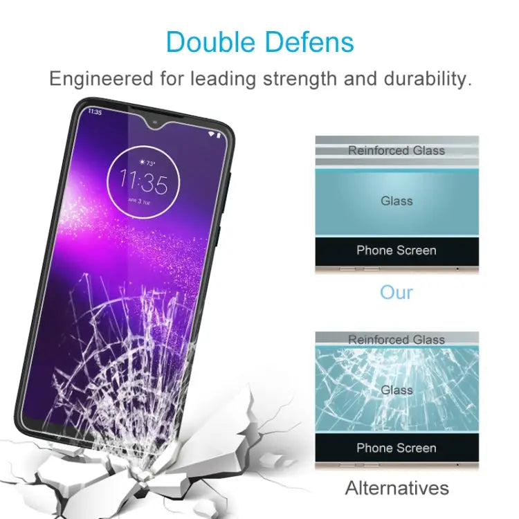 For Motorola One Macro 9H 2.5D Tempered Glass Film For Motorola One Macro(1 PC) - For Motorola One Macro(1 PC)
