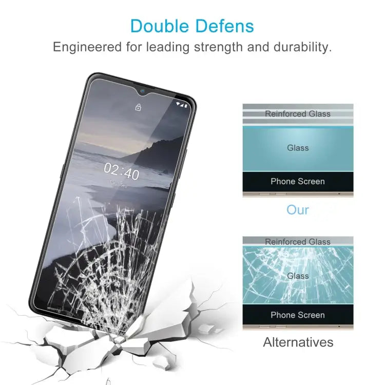 For Nokia 2.4 0.26mm 9H 2.5D Tempered Glass Film For Nokia 2.4 (1 PC) - For Nokia 2.4 (1 PC)