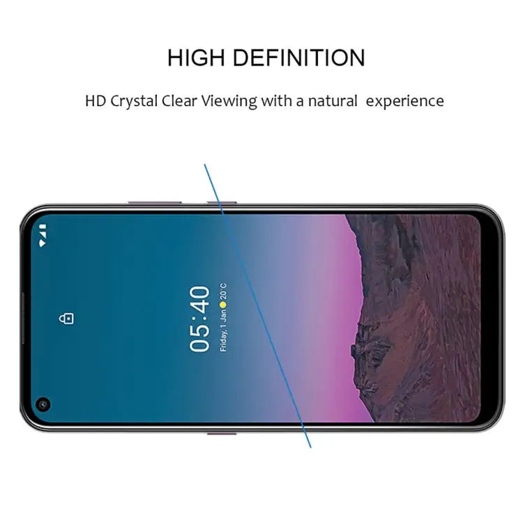 For Nokia 5.4 Full Glue Full Screen Tempered Glass Film For Nokia 5.4 (25 PCS) - For Nokia 5.4 (25 PCS)