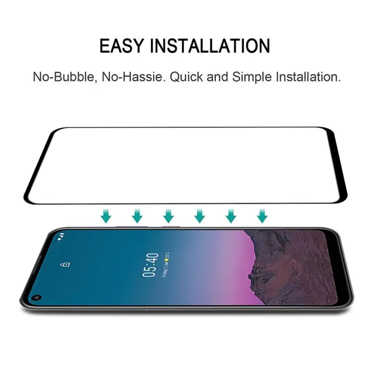 For Nokia 5.4 Full Glue Full Screen Tempered Glass Film For Nokia 5.4 (25 PCS) - For Nokia 5.4 (25 PCS)