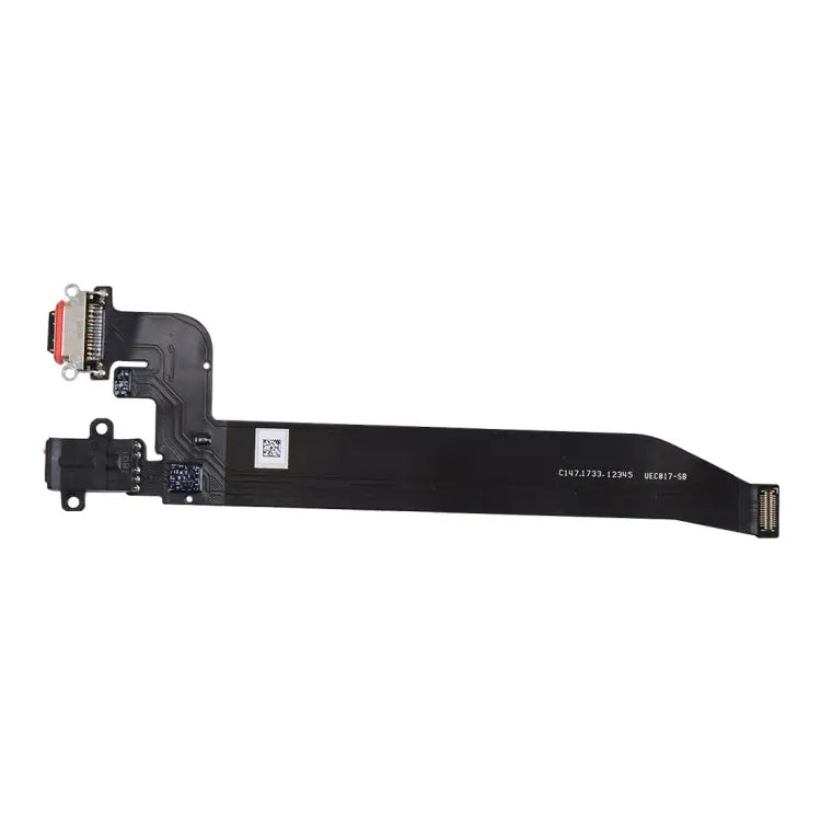 For OnePlus 5T Charging Port & Earphone Jack Flex Cable For OnePlus 5T - For OnePlus 5T