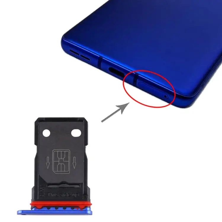 For OnePlus 8 Pro SIM Card Tray + SIM Card Tray For OnePlus 8 Pro - For OnePlus 8 Pro / Blue