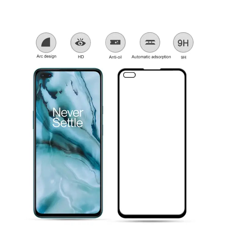 For Oneplus Nord mocolo 0.33mm 9H 2.5D Full Glue Tempered Glass Film For Oneplus Nord - For Oneplus Nord