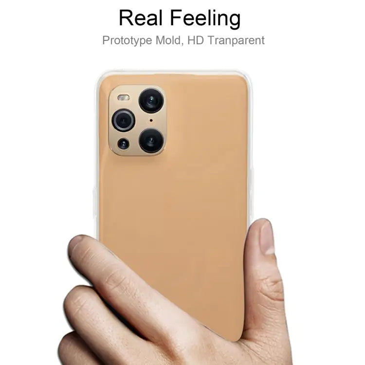 For OPPO Find X3 Pro 0.75mm Ultra-thin Transparent TPU Soft Protective Case For OPPO Find X3 Pro - For OPPO Find X3 Pro