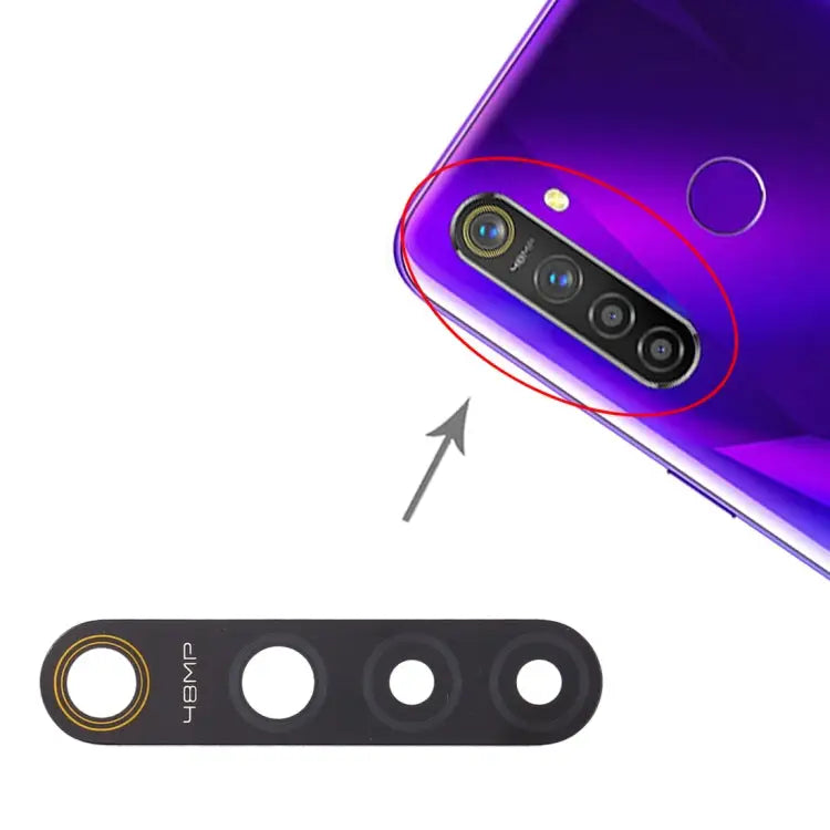 For OPPO Realme 5 Pro / Realme Q 10pcs Back Camera Lens - For OPPO Realme 5 Pro