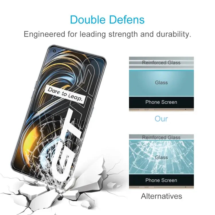 For OPPO Realme GT 5G / Realme GT Master 2.5D Non-Full Screen Tempered Glass Film For OPPO Realme GT 5G / Realme GT