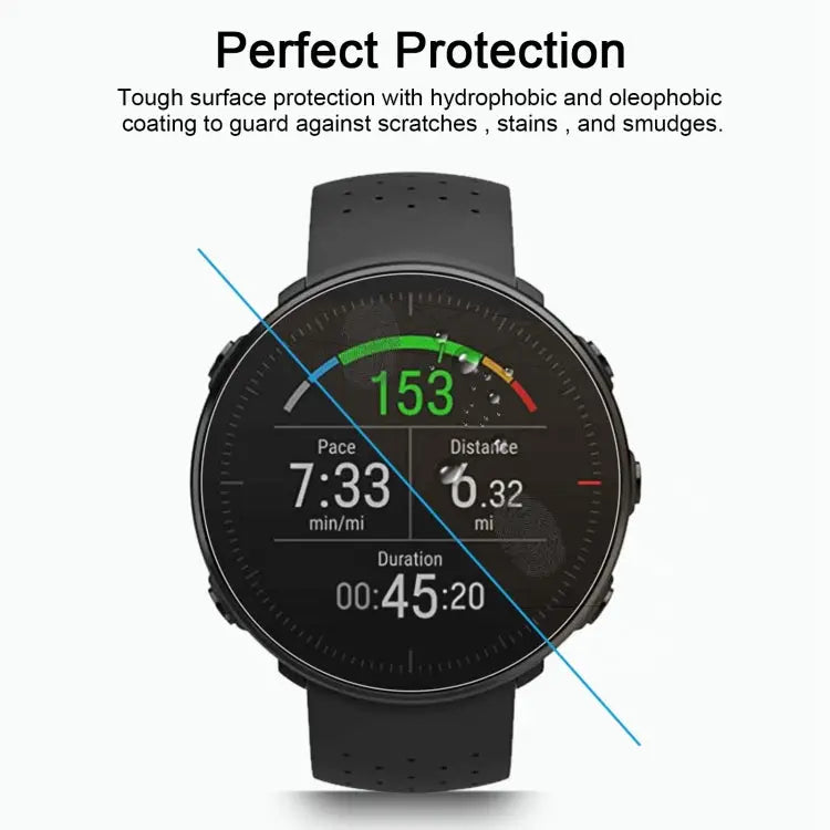 For POLAR Vantage M 0.26mm 2.5D 9H Tempered Glass Film Screen Protector For POLAR Vantage M - For POLAR Vantage M