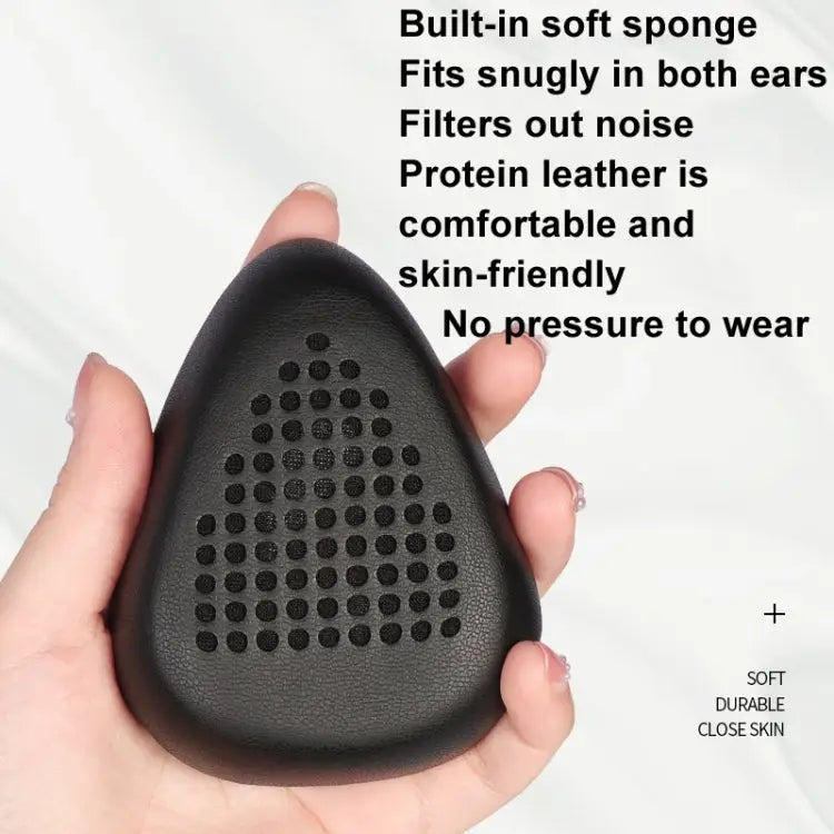 For Razer Meka 2pcs Perforated Protein Leather Earmuffs - Apple Accessories