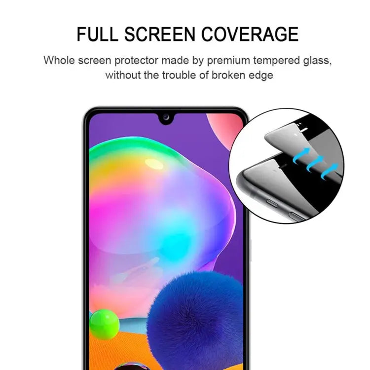 For Samsung Galaxy A32 5G Full Glue Full Screen Tempered Glass Film For Samsung Galaxy A32 5G (1 PC) - For Samsung