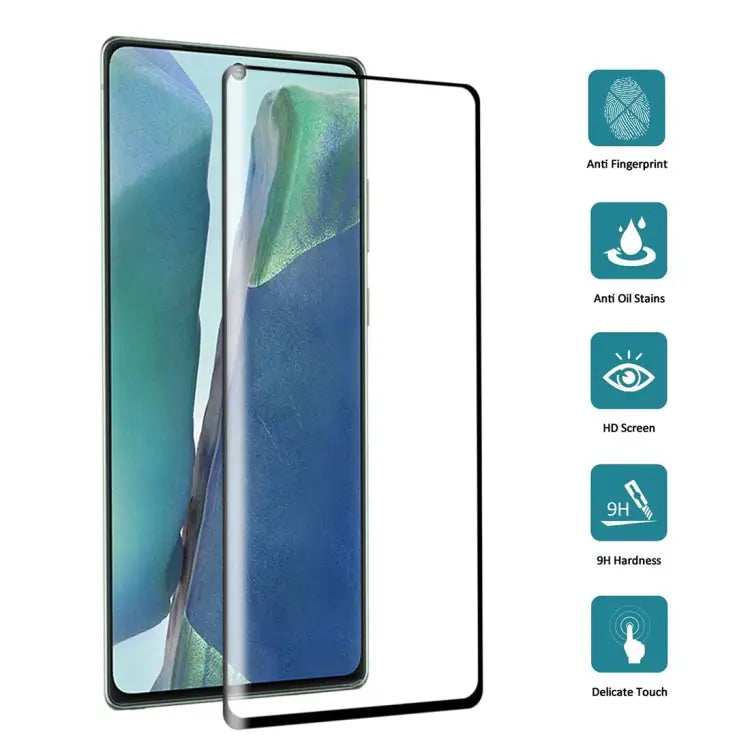 For Samsung Galaxy Note20 25 PCS 3D Curved Edge Full Screen Tempered Glass Film - For Samsung Galaxy Note20