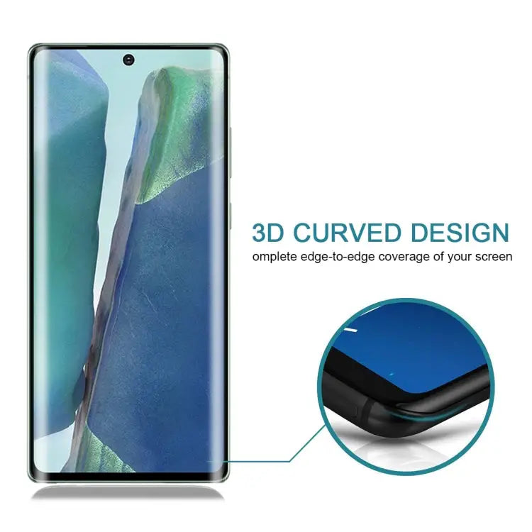 For Samsung Galaxy Note20 25 PCS 3D Curved Edge Full Screen Tempered Glass Film - For Samsung Galaxy Note20