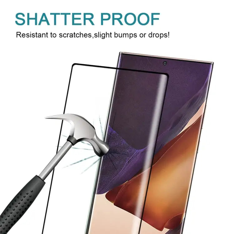 For Samsung Galaxy Note20 Ultra 25pcs 3D Curved Edge Full Screen Tempered Glass Film - For Samsung Galaxy Note20 Ultra