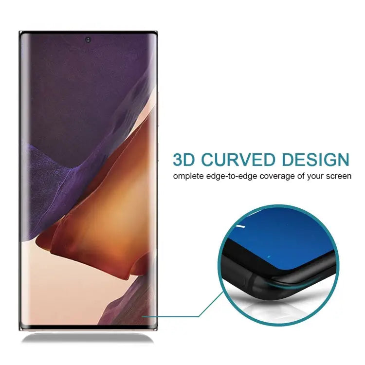 For Samsung Galaxy Note20 Ultra 25pcs 3D Curved Edge Full Screen Tempered Glass Film - For Samsung Galaxy Note20 Ultra