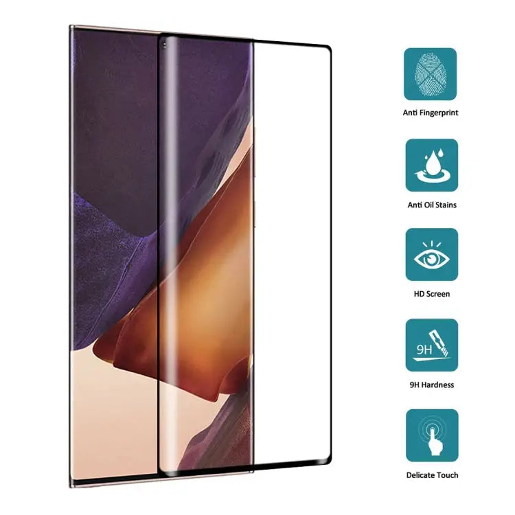For Samsung Galaxy Note20 Ultra 25pcs 3D Curved Edge Full Screen Tempered Glass Film - For Samsung Galaxy Note20 Ultra
