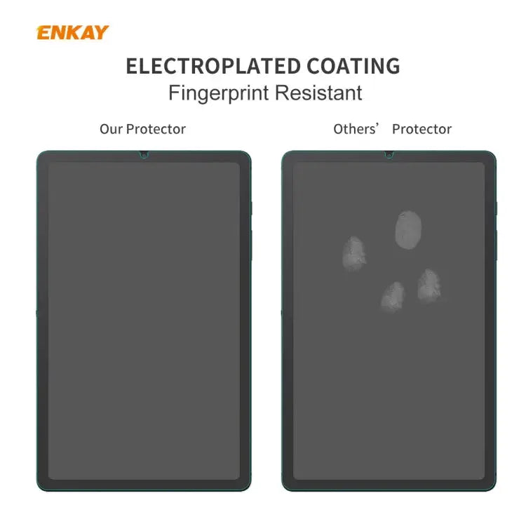 For Samsung Galaxy Tab S6 Lite 10.4 P610 / P615 ENKAY Hat-Prince 0.33mm 9H Surface Hardness 2.5D Explosion-proof