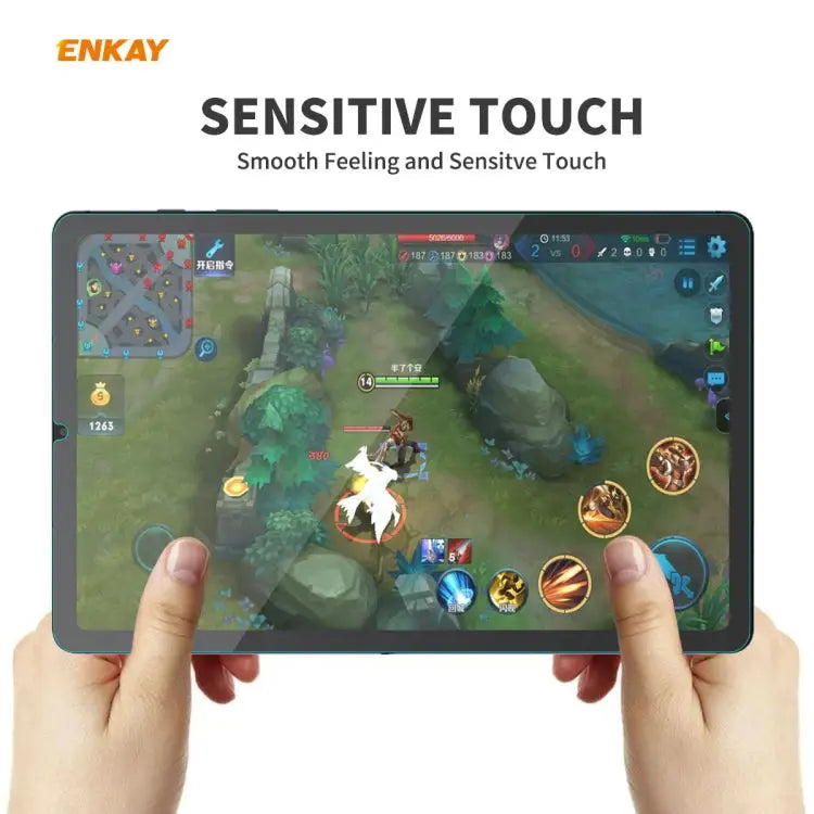 For Samsung Galaxy Tab S6 Lite 10.4 P610 / P615 ENKAY Hat-Prince 0.33mm 9H Surface Hardness 2.5D Explosion-proof