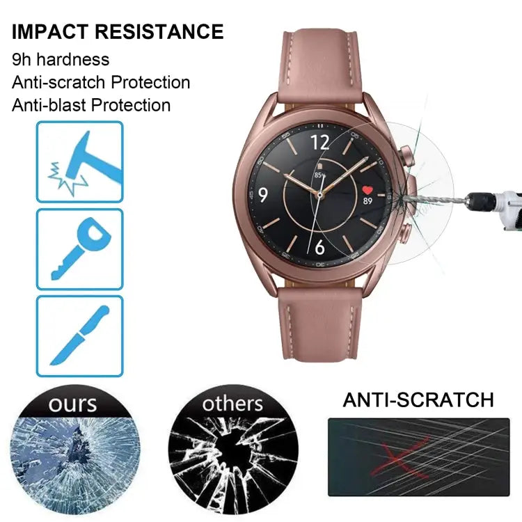 For Samsung Galaxy Watch3 45mm 0.26mm 2.5D 9H Tempered Glass Film Screen Protector For Samsung Galaxy Watch3 45mm