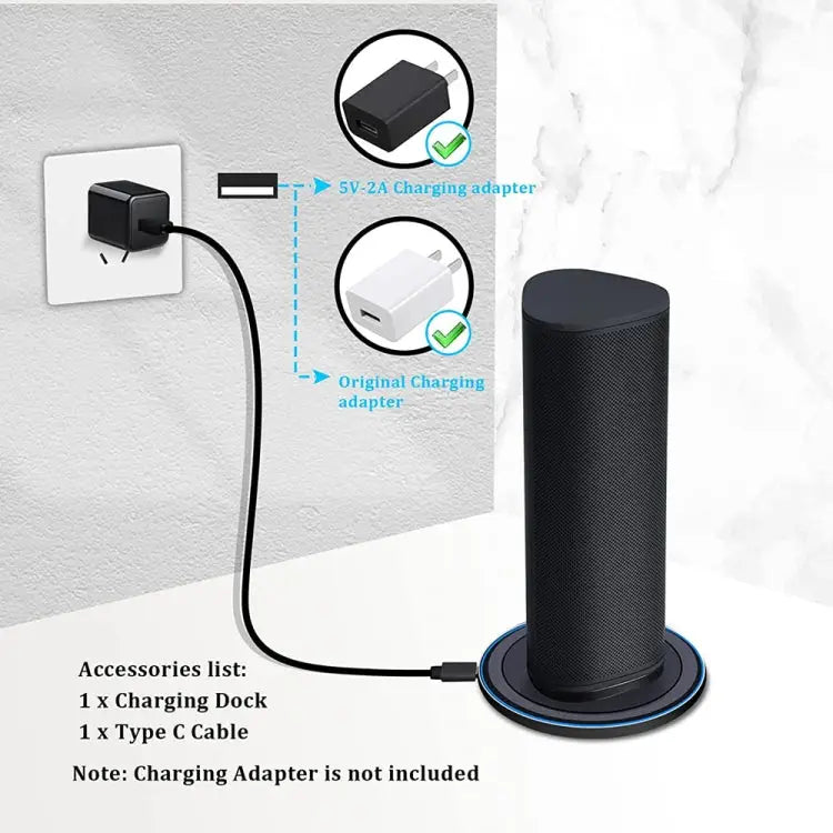 For Sonos Roam Bluetooth Speaker Magnetic Wireless Charger Charging Dock For Sonos Roam - For Sonos Roam
