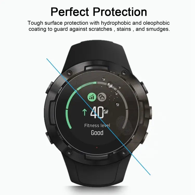 For Suunto 5 0.26mm 2.5D 9H Tempered Glass Film Screen Protector For Suunto 5 - For Suunto 5