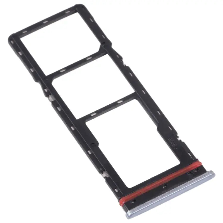 For Tecno Camon 16 Premier CE9 CD6J SIM Card Tray + SIM Card Tray + Micro SD Card Tray For Tecno Camon 16 Premier