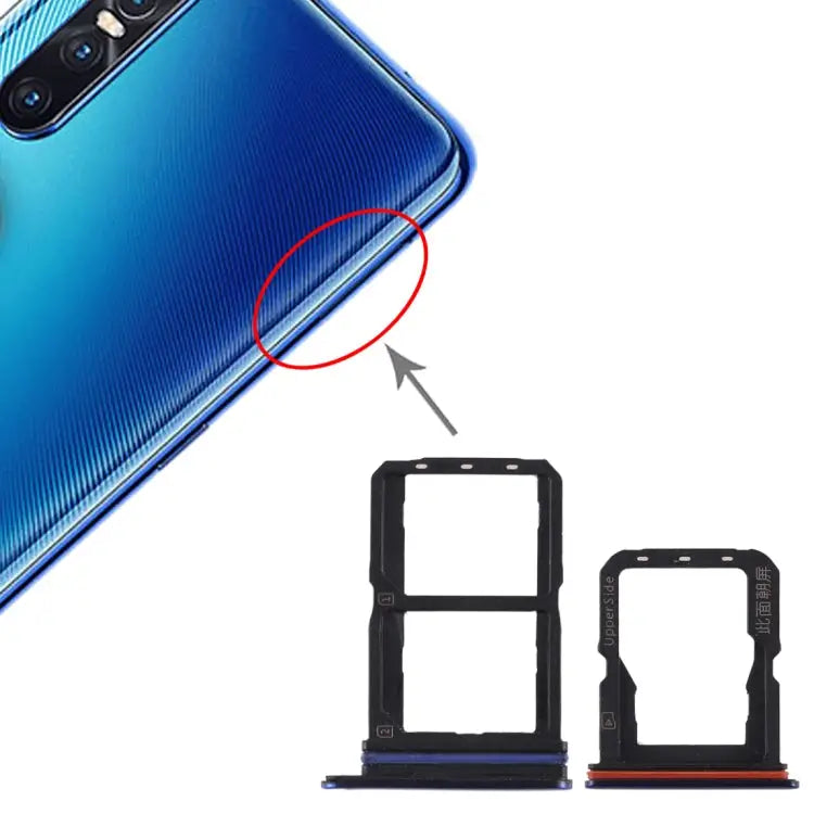 For Vivo S1 Pro SIM Card Tray + SIM Card Tray + Micro SD Card Tray For Vivo S1 Pro - For Vivo S1 Pro / Blue