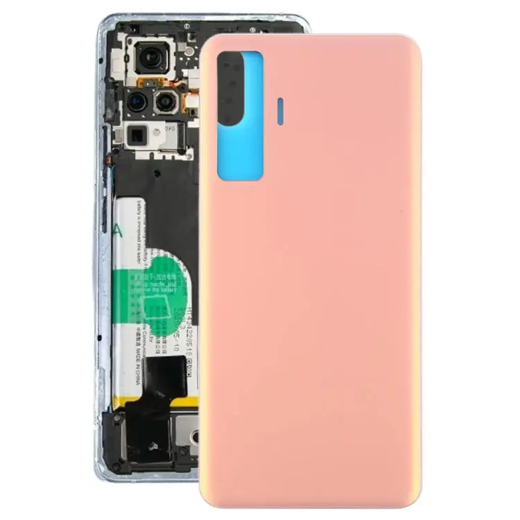 For Vivo X50 Battery Back Cover - For Vivo X50 / Pink