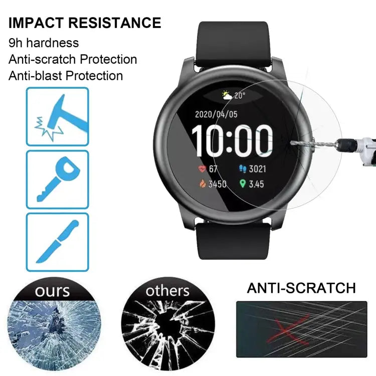 For Xiaomi Haylou Solar 0.26mm 2.5D 9H Tempered Glass Film Screen Protector For Xiaomi Haylou Solar - For Xiaomi Haylou