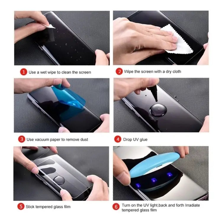 For Xiaomi Mi 11 UV Liquid Curved Full Glue Tempered Glass Film - For Xiaomi Mi 11