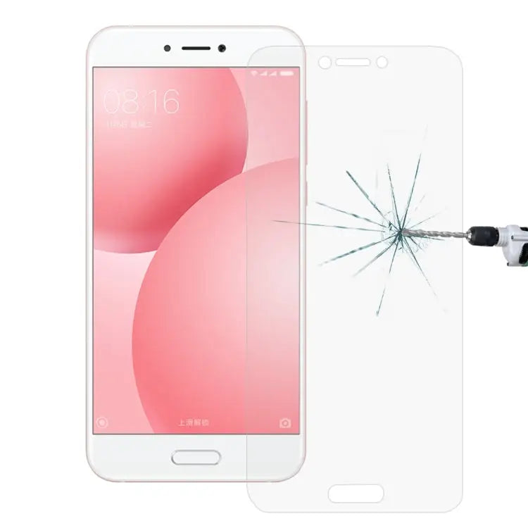 For Xiaomi Mi 5c 0.26mm 9H Surface Hardness Explosion-proof Non-full Screen Tempered Glass Screen Film - For Mi 5c