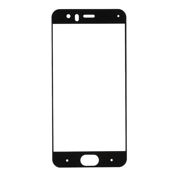 For Xiaomi Mi 6 0.33mm 9H Surface Hardness Silk-screen Full Screen Tempered Glass Screen Protector - For Mi 6 / Black