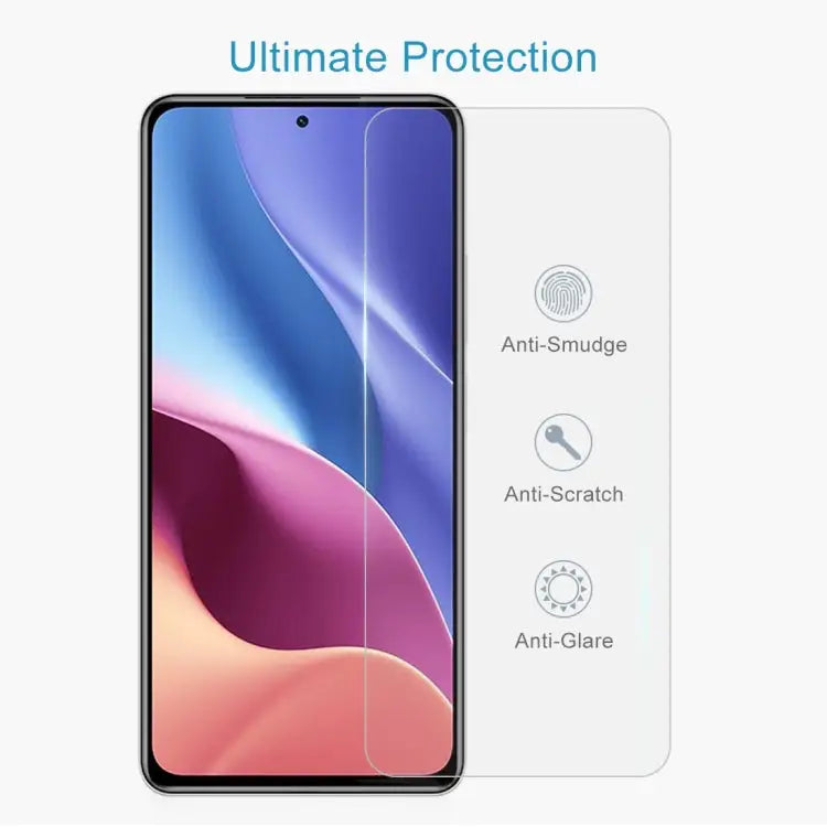 For Xiaomi Redmi K40 5G 0.26mm 9H Surface Hardness 2.5D Explosion-proof Tempered Glass Half Screen Film - For Xiaomi