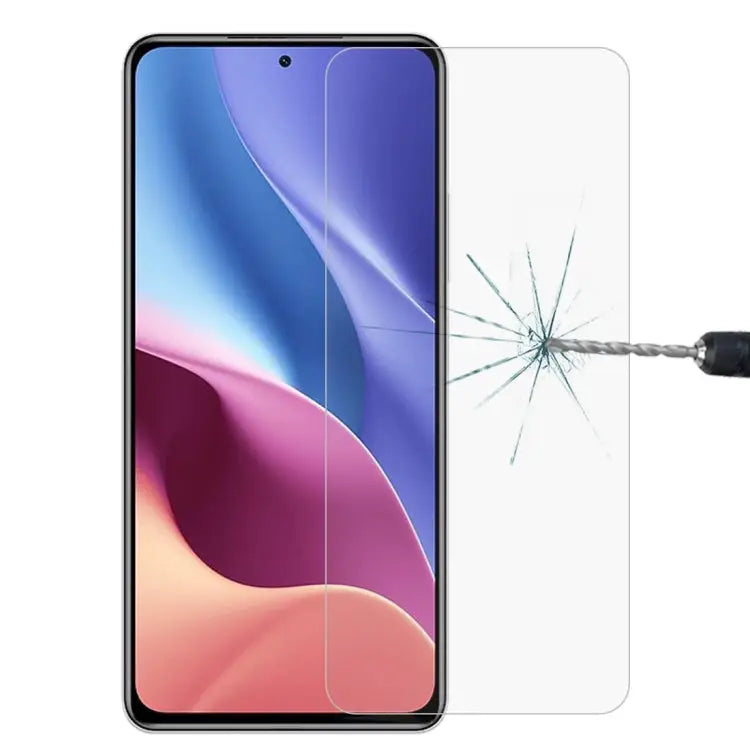 For Xiaomi Redmi K40 5G 0.26mm 9H Surface Hardness 2.5D Explosion-proof Tempered Glass Half Screen Film - For Xiaomi