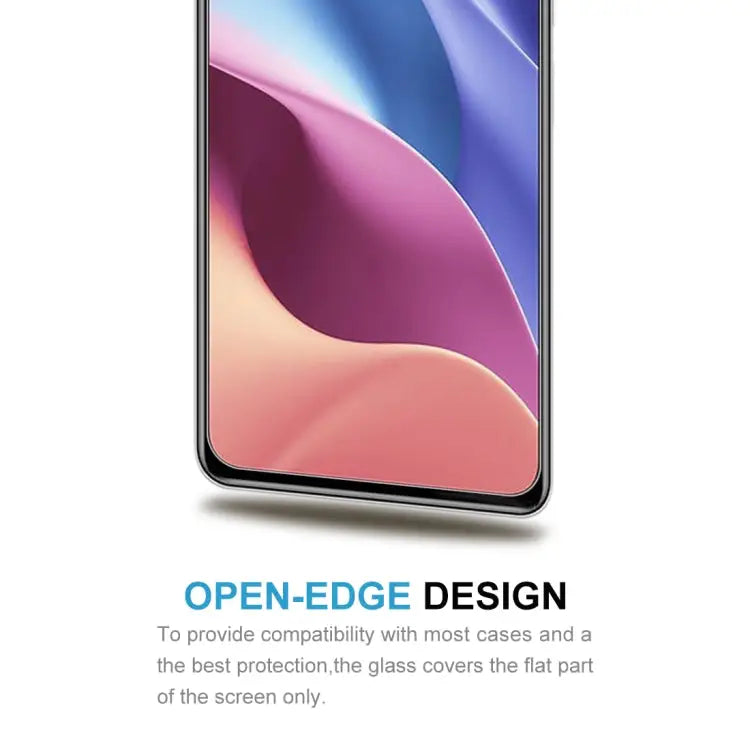 For Xiaomi Redmi K40 5G 0.26mm 9H Surface Hardness 2.5D Explosion-proof Tempered Glass Half Screen Film - For Xiaomi