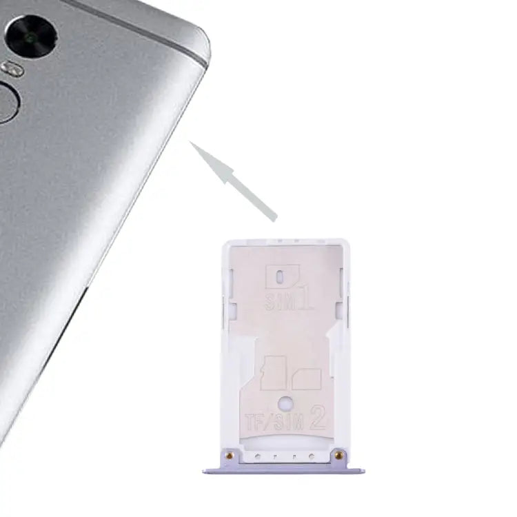 For Xiaomi Redmi Note 4X SIM & SIM / TF Card Tray Redmi Note 4X For Xiaomi Redmi Note 4X - Redmi Note 4X / Grey