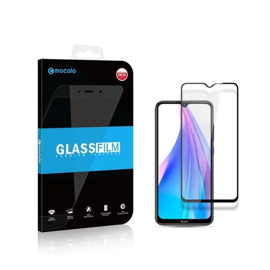 For Xiaomi Redmi Note 8T mocolo 0.33mm 9H 2.5D Full Glue Tempered Glass Film - For Xiaomi Redmi Note 8T