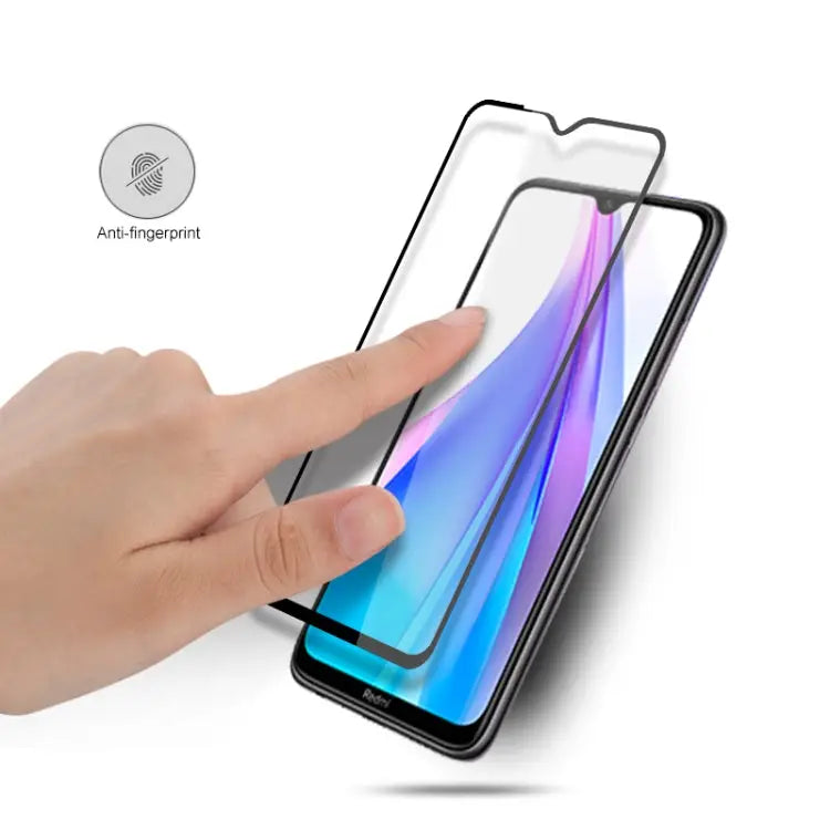 For Xiaomi Redmi Note 8T mocolo 0.33mm 9H 2.5D Full Glue Tempered Glass Film - For Xiaomi Redmi Note 8T