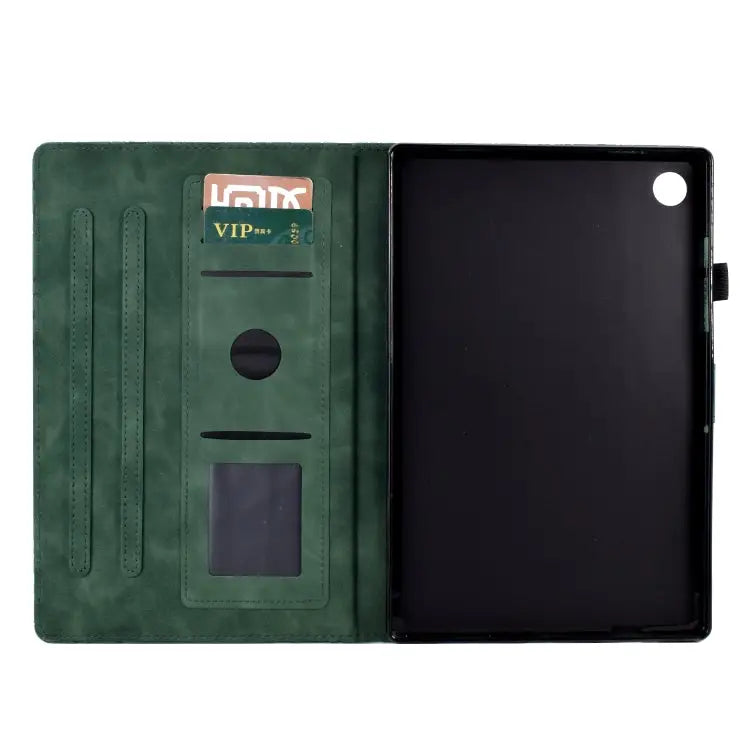 Fortune Tree Pressure Flower PU Tablet Case with Wake-up / Sleep Function For Huawei MatePad SE For Huawei Enjoy Tablet
